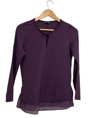 Massimo Dutti Mixed Material Top